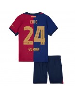 Barcelona Eric Garcia #24 Domácí dres pro děti 2024-25 Krátký Rukáv (+ trenýrky)